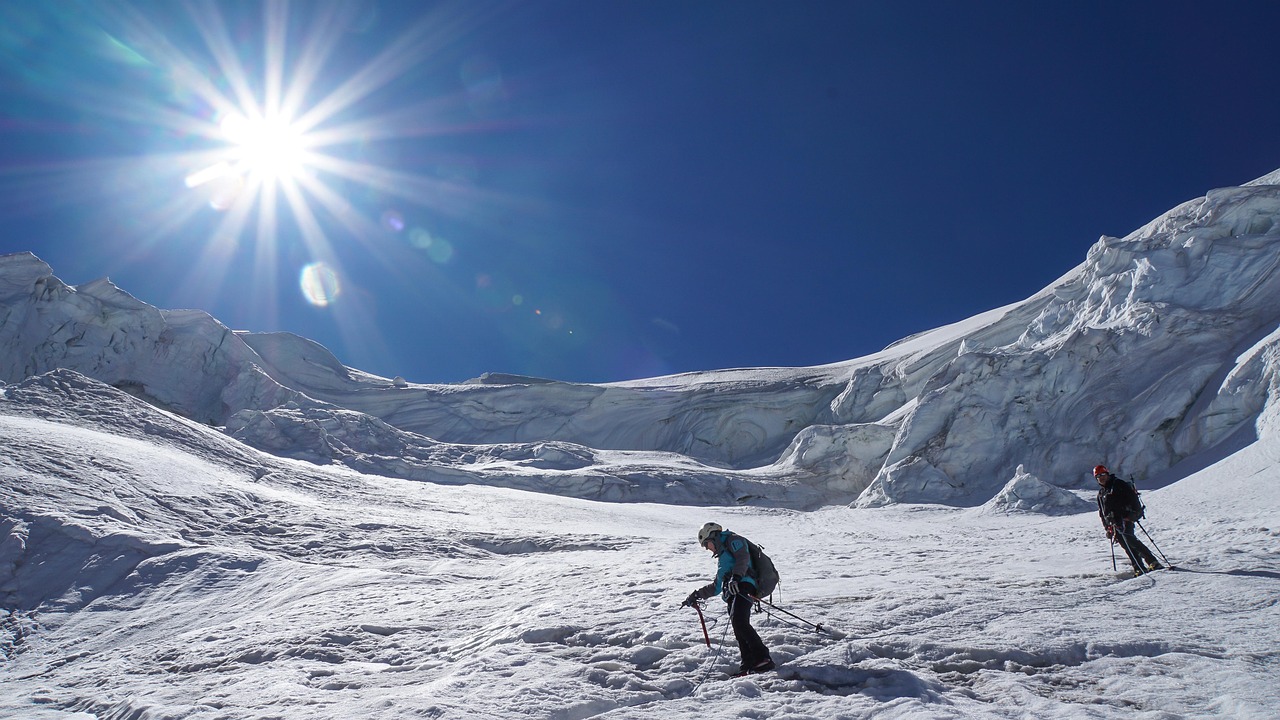 Group enjoying the breathtaking glacier views